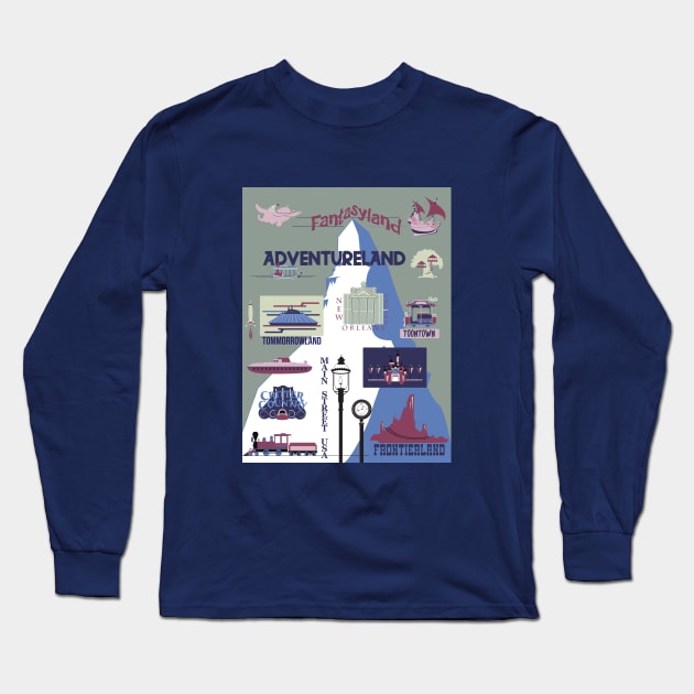 Eight Lands of Magic Long Sleeve T-Shirt by Lunamis